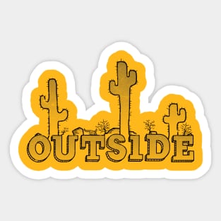 Outside Sticker